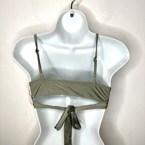Becca Womens $78 Ballerina Swim Bikini Top Green Size S - Picture 3 of 5